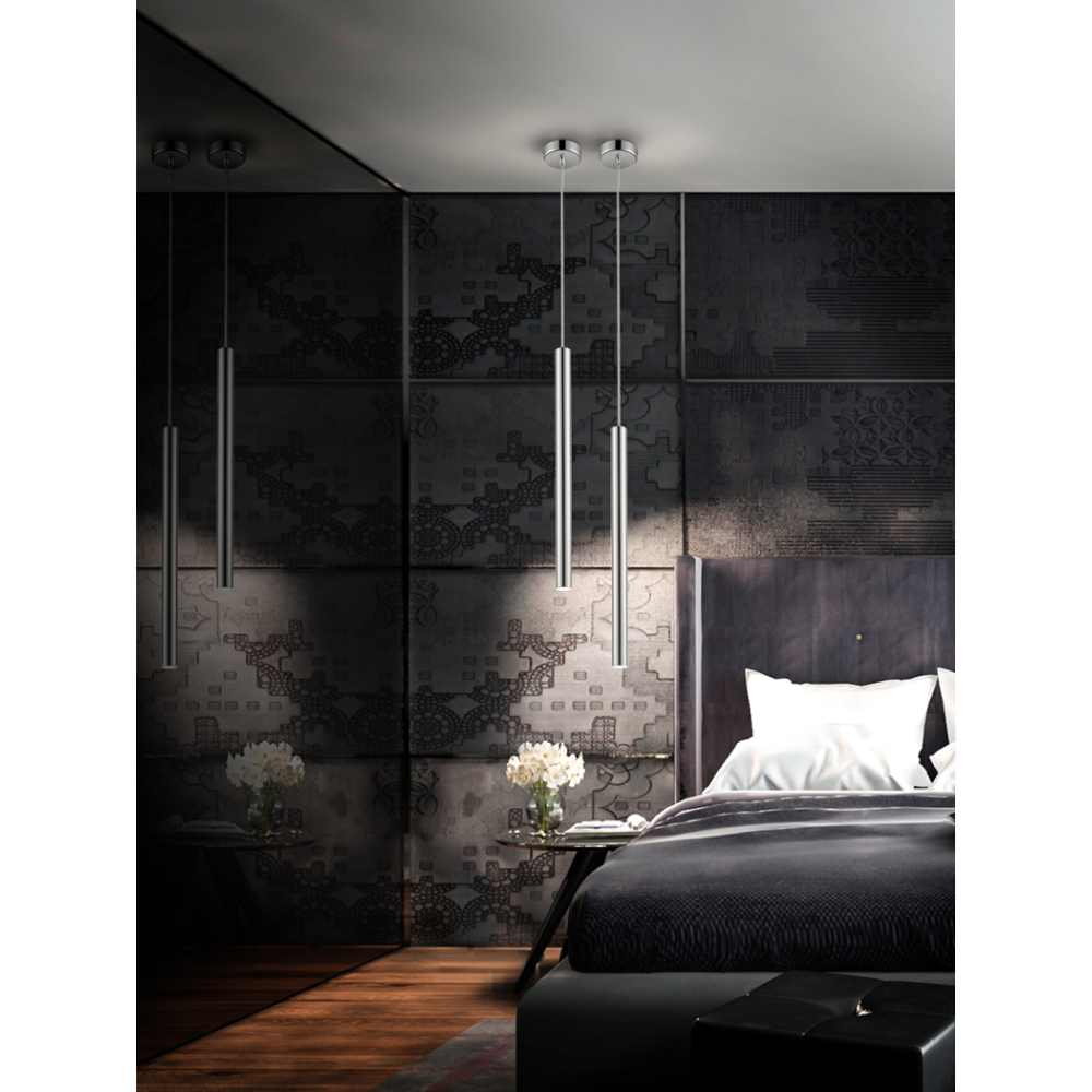 LAMPARA ?VARAS? CROMO 1L