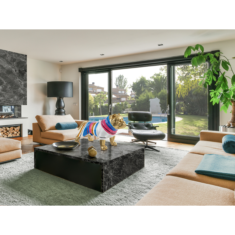 TAISON- PITBULL MEDIANO ORO-RAYAS