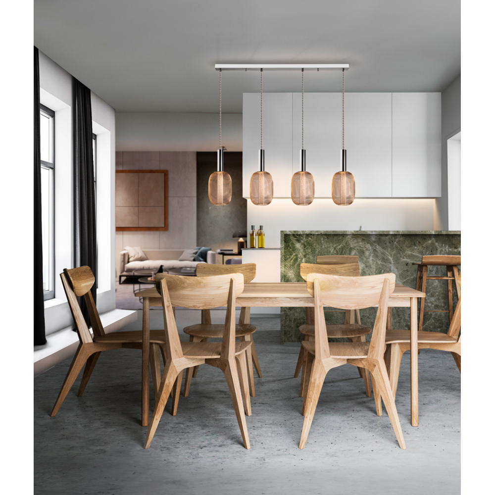 MICRON-LAMPARA 4L CROMO/ORO