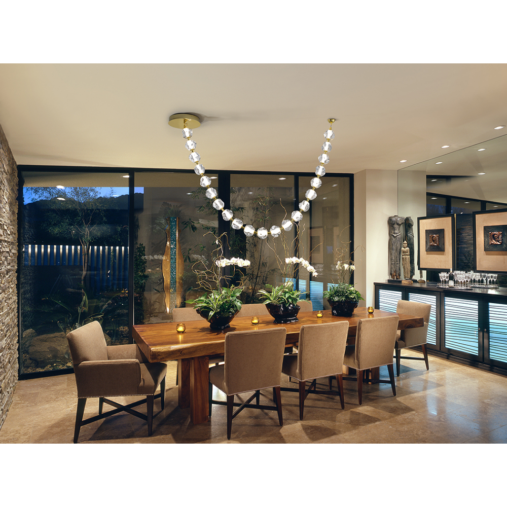 ZARIA II- LAMP 21L- ORO/TRANSP DIMABLE