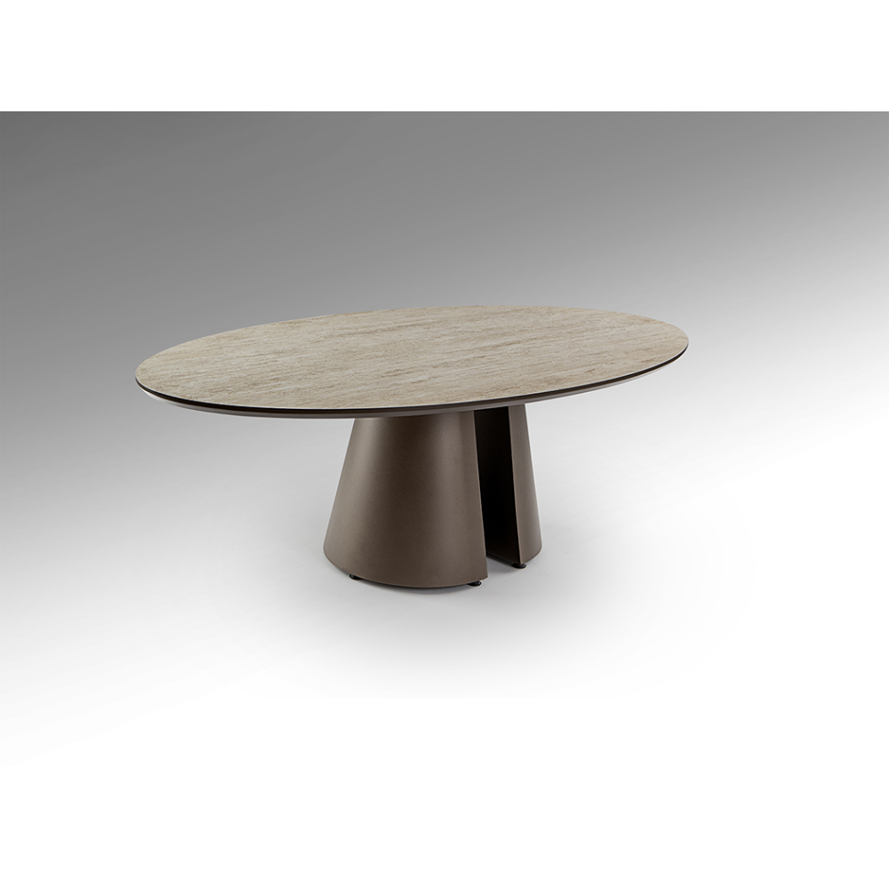 SAMARA-MESA CENTRO-TRAVERTIN/MARRON