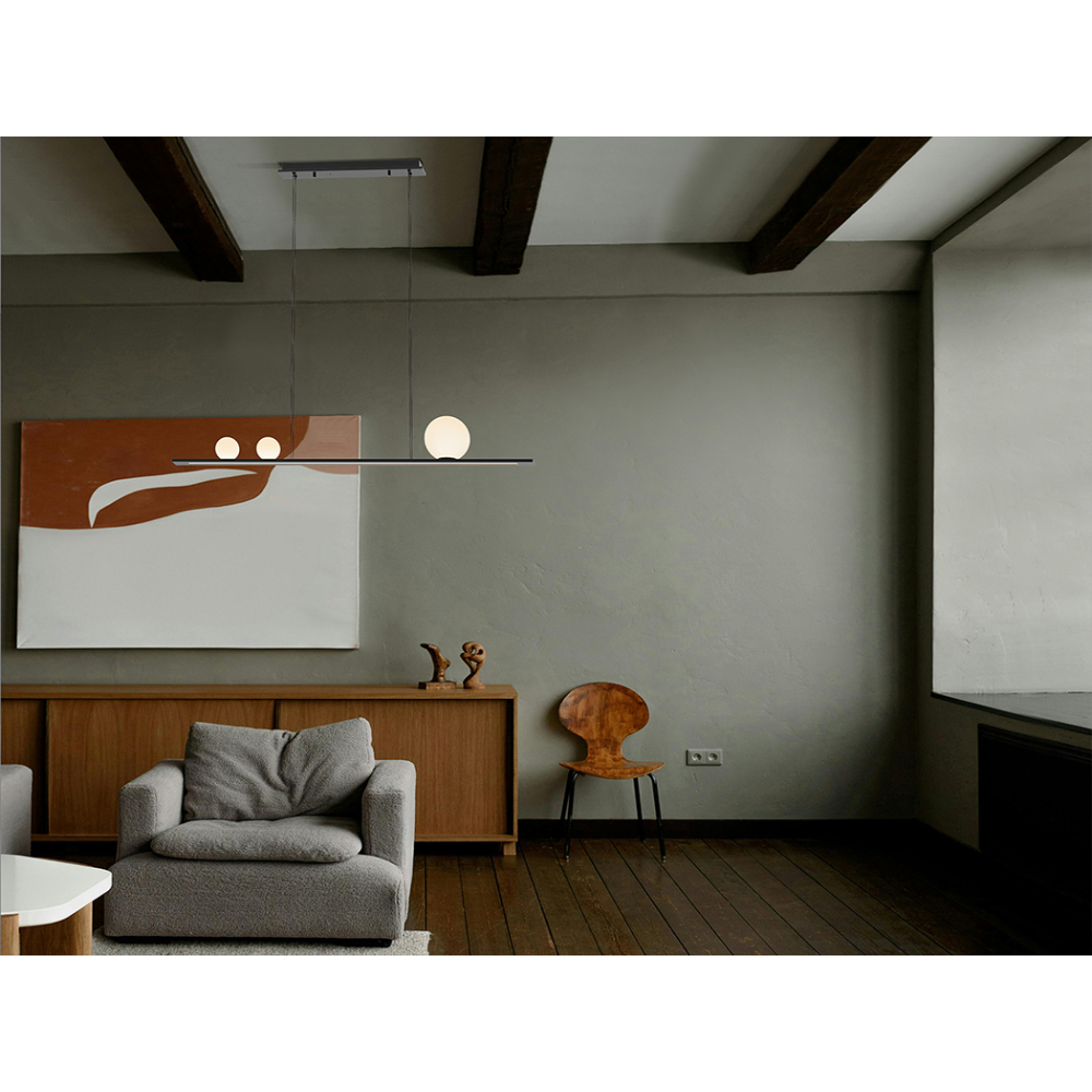 MILA- LAMPARA -NEGRO