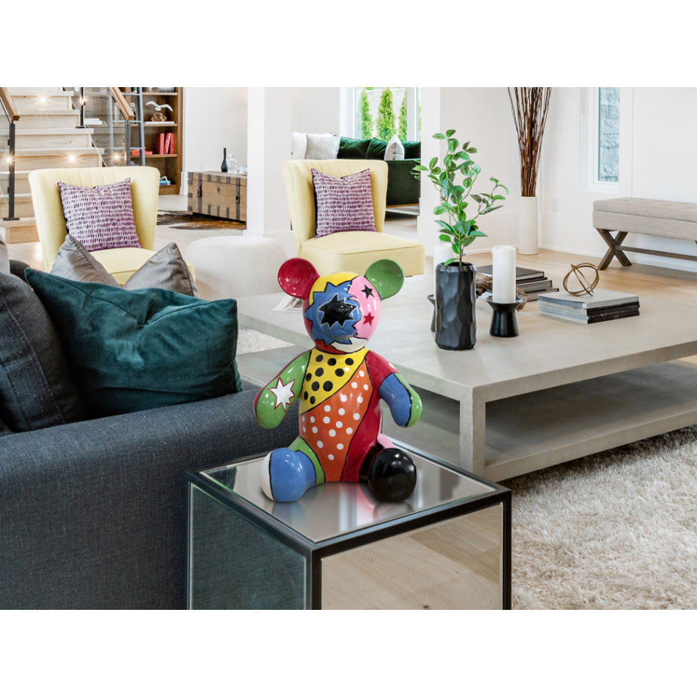 OSITO PELUCHE- FIGURA DECO COLORES