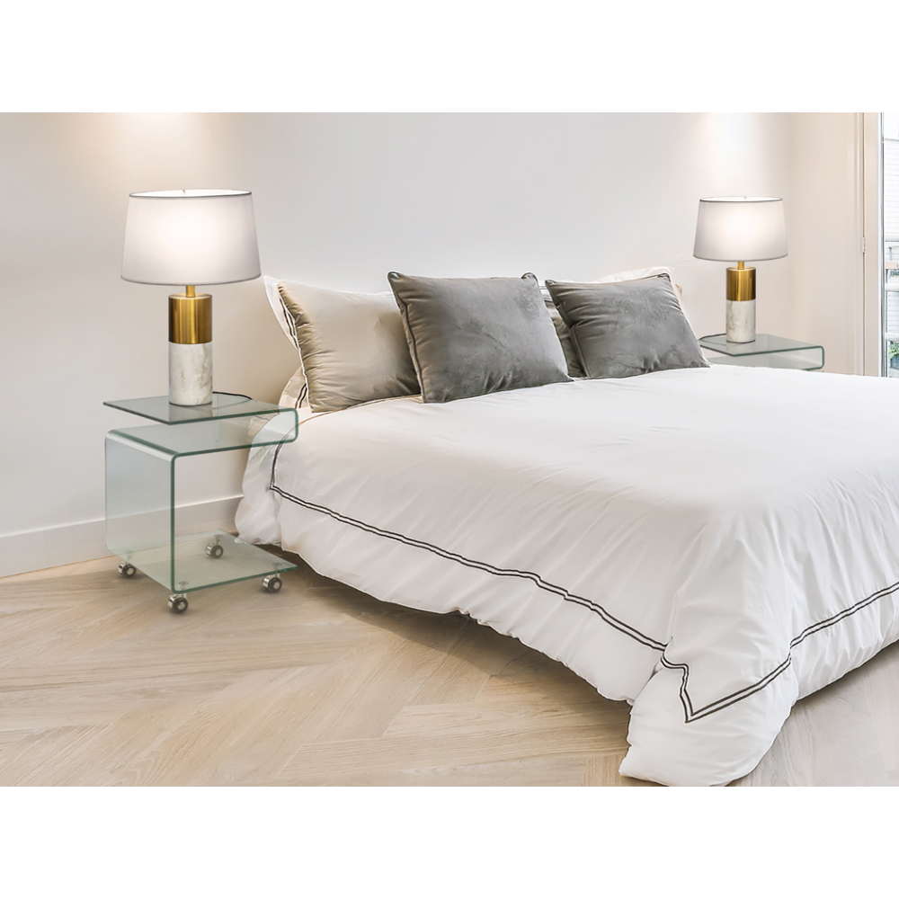 MESA AUX. ?GLASS? TRANSPTE.