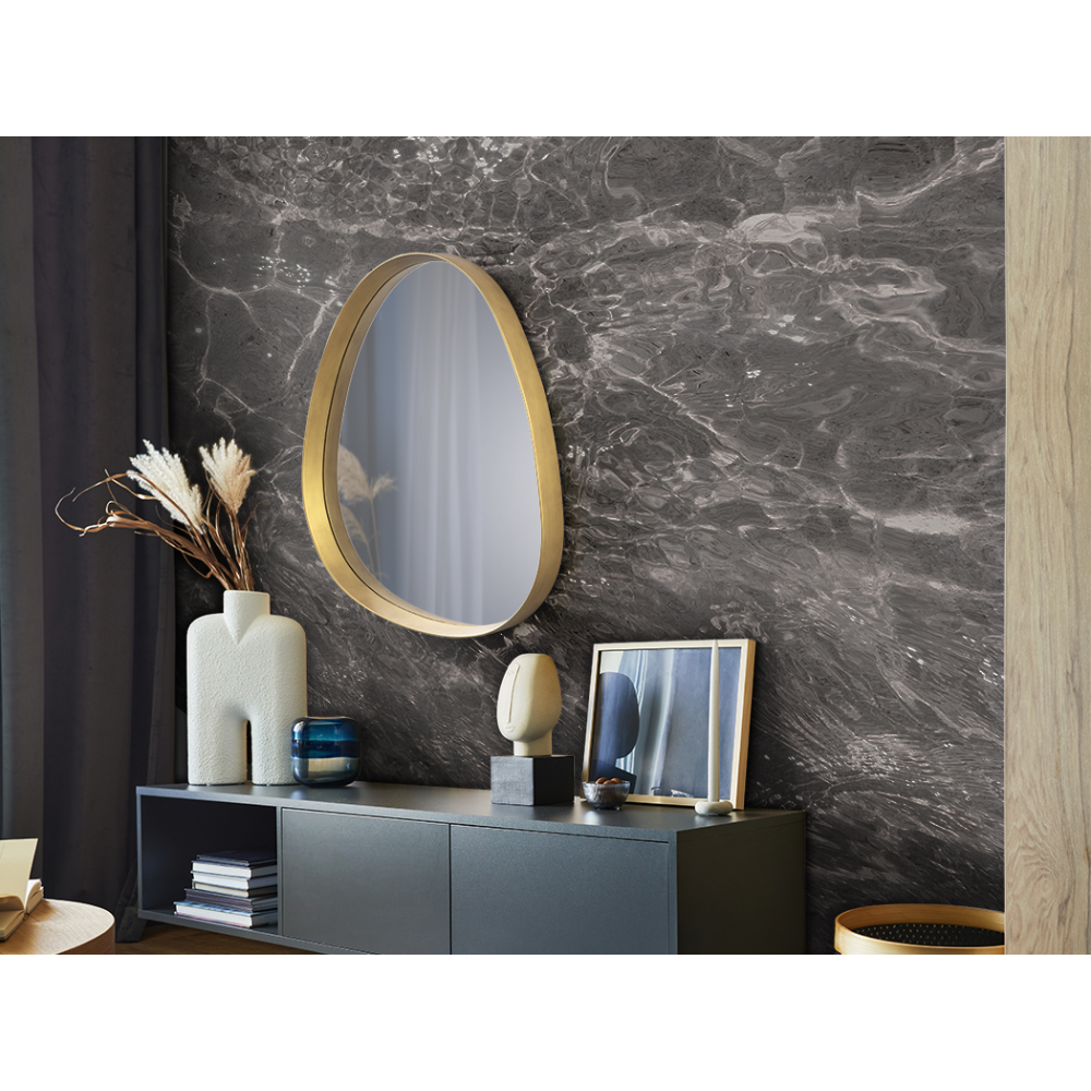 JULIE- ESPEJO PEQUE?O DORADO