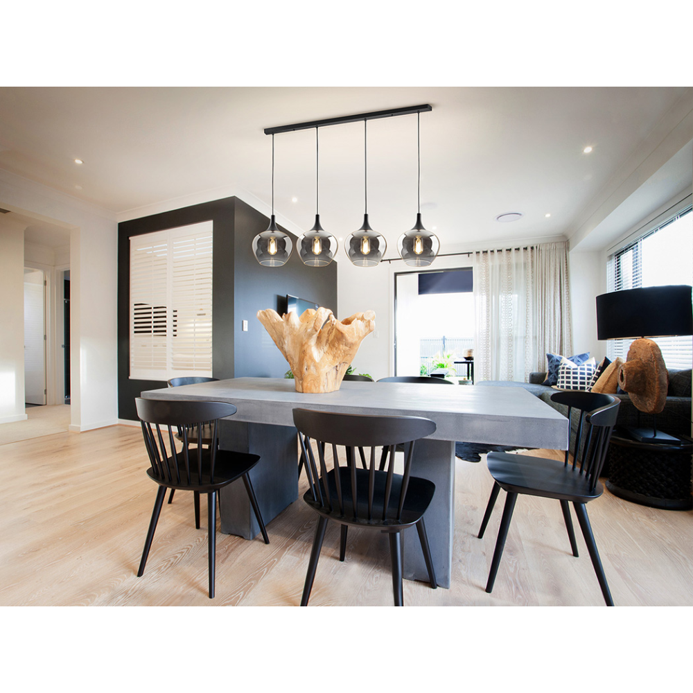 OPAZ-LAMPARA 4L NEGRO/SMOKE