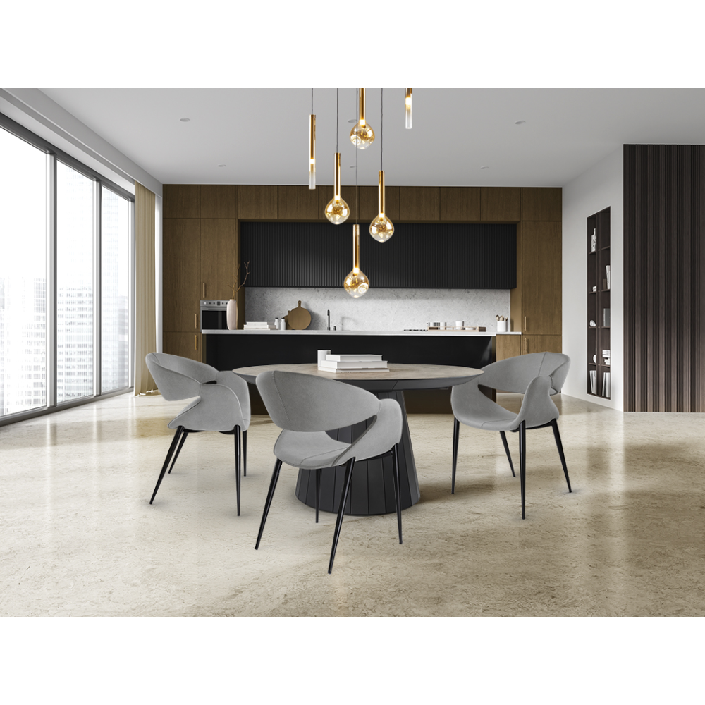 GIRO- SILLON GRIS CLARO-NEGRO