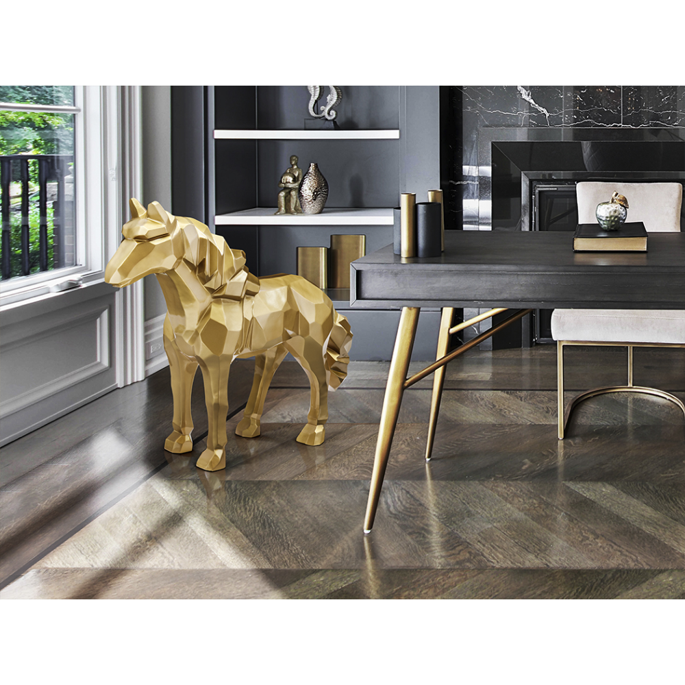 FUTURE HORSE-FIGURA CABALLO ORO