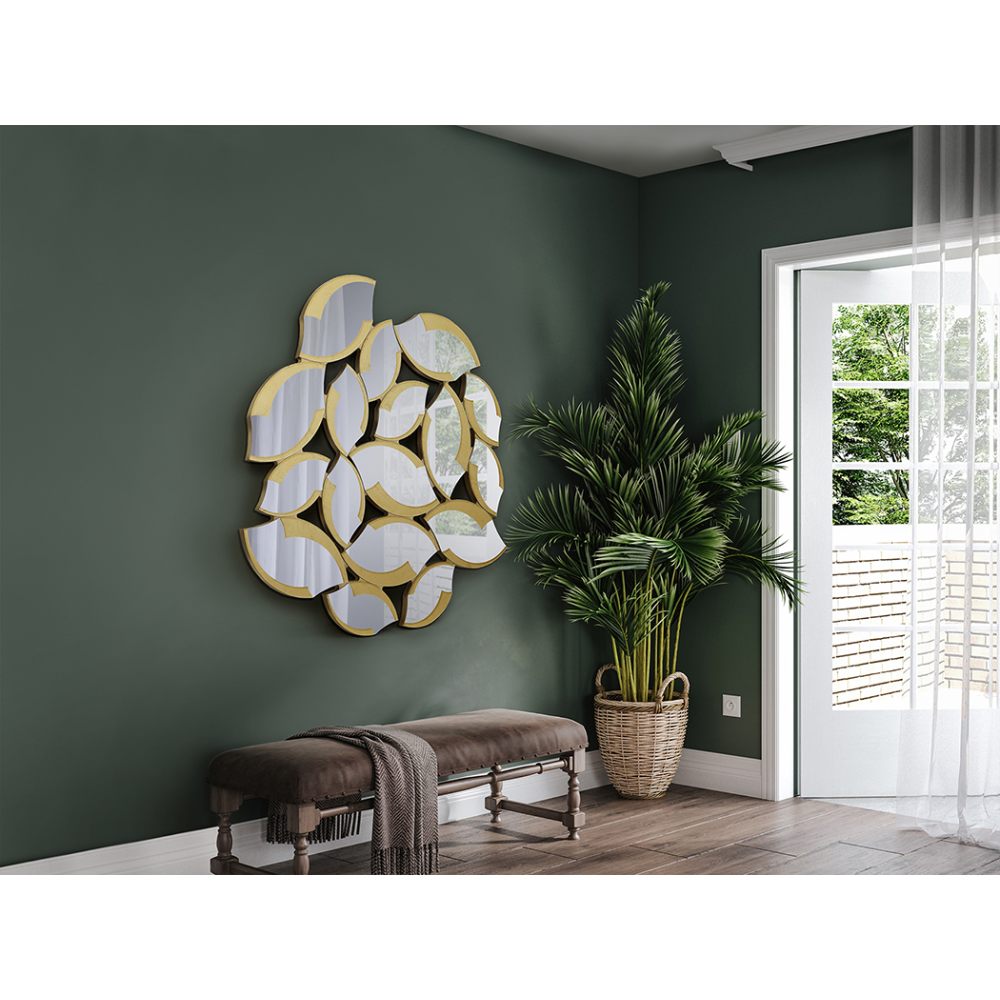 SANDAL- ESPEJO PAN DE ORO