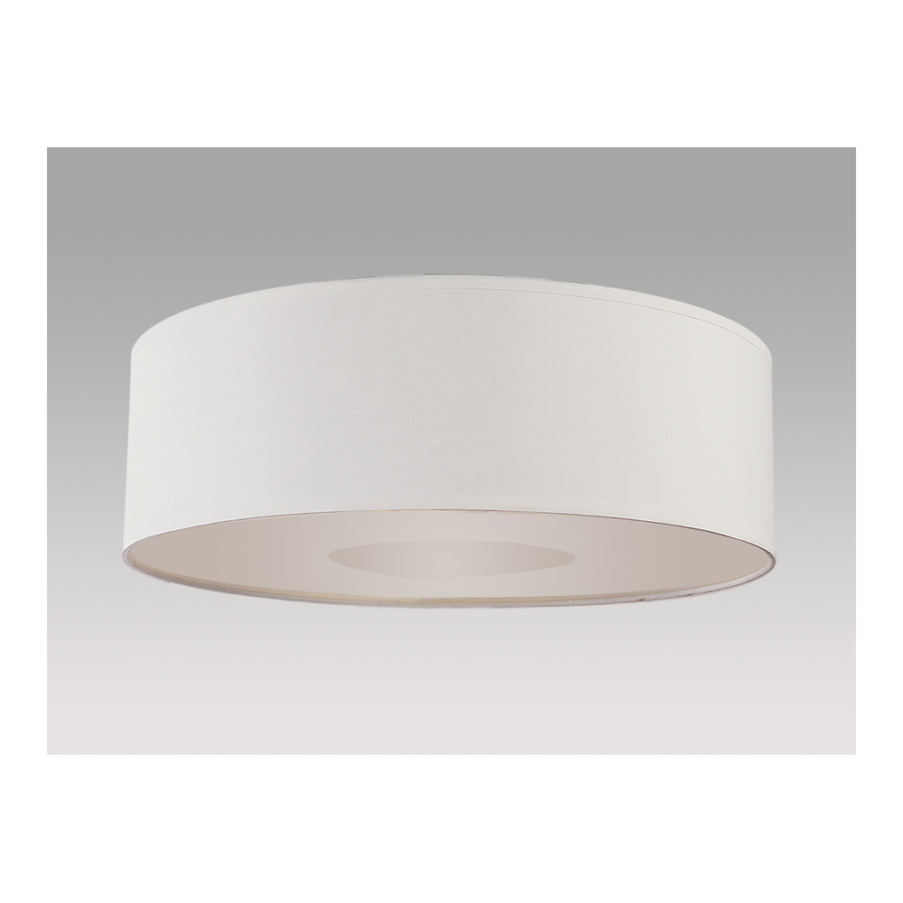 PANTALLA TEXTIL BLANCA DOMO