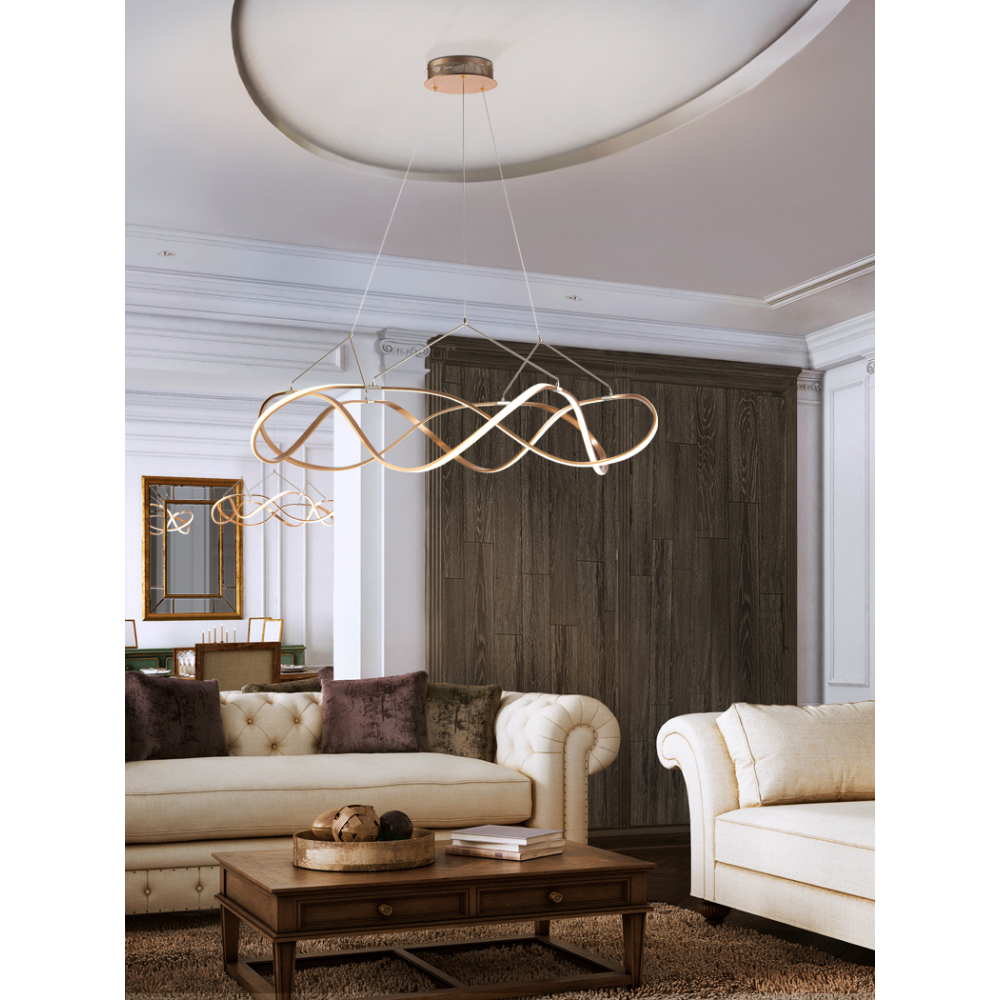 LAMP.LED?MOLLY?110? ORO ROSA DIM