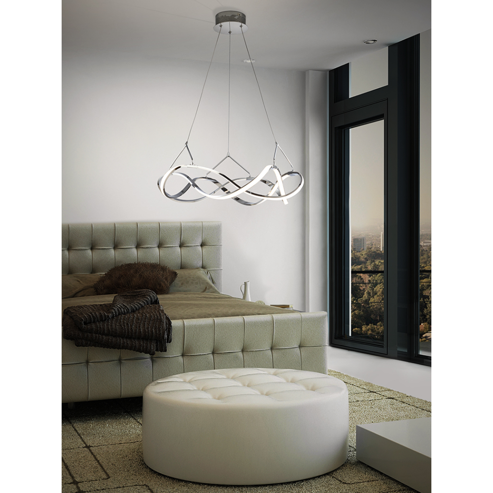 L?MPARA LED ?MOLLY? 53? CROMO