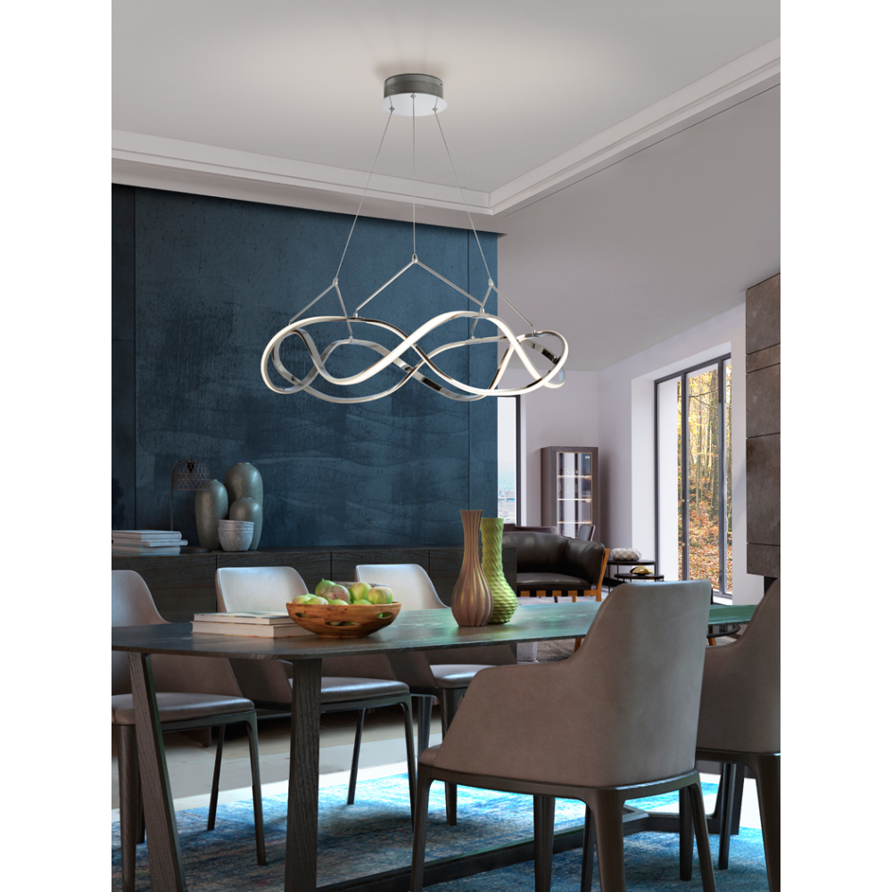 L?MPARA LED ?MOLLY? 80? CROMO