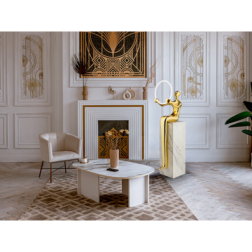 EL ARO - FIGURA 1L PEDESTAL- ORO