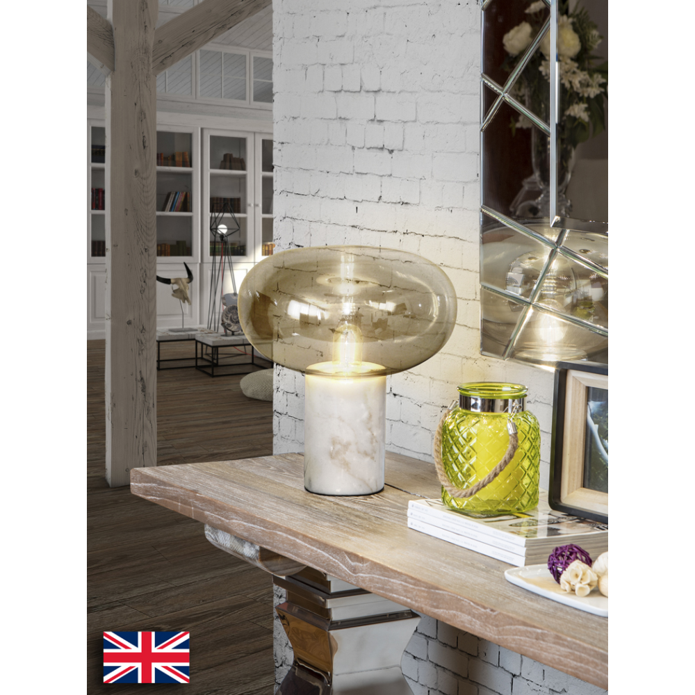 FUNGI-SOBREMESA MARMOL BLANCO UK