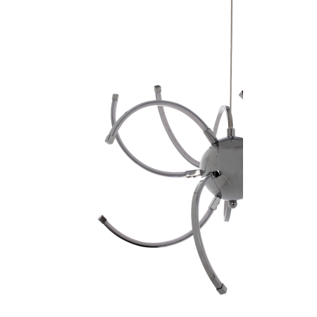 LÁMPARA TECHO LED Y METAL CROMADO, ARAÑA