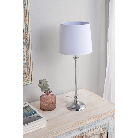 LÁMPARA SOBREMESA METAL. 55*21 cm