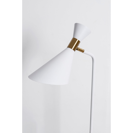 LÁMPARA DE SUELO DE METAL NEGRO.  28*20,5*140 CM