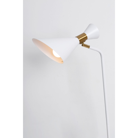 LÁMPARA DE SUELO DE METAL NEGRO.  28*20,5*140 CM