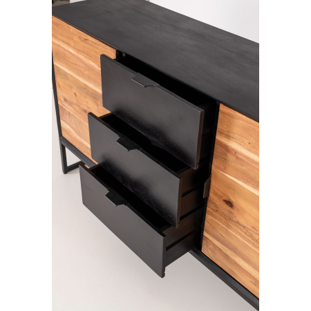 APARADOR 2 PUERTAS Y 3 CAJONES 140X40X80 CM