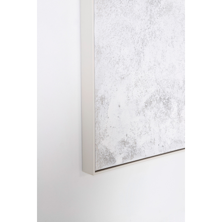 PINTURA AL ÓLEO, MARCO BLANCO 120X160X3,5 CM