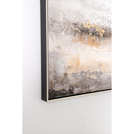 PINTURA AL ÓLEO, MARCO PLATA 120X160X3,5 CM