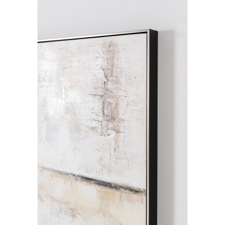 PINTURA AL ÓLEO, MARCO PLATA 90X120X3,5 CM