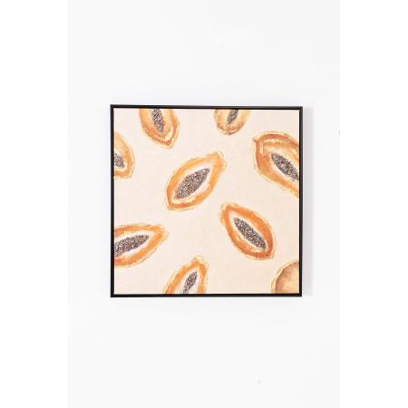 SET DE 3CUADROS IMPRESOS Y AL ÓLEO, MARCO NEGRO 60x60x3,5 CADA UNO. TOTAL 180X60 CM