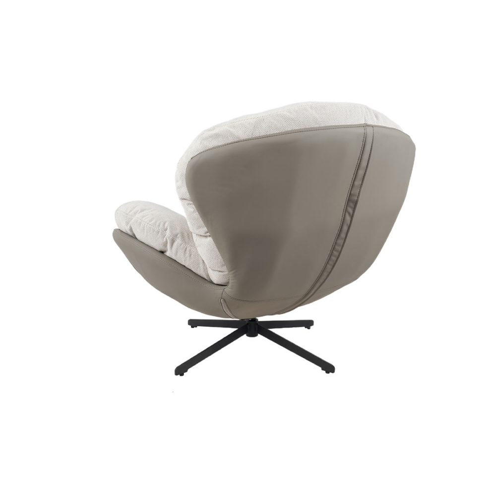 SILLON EGG GIRATORIO 360º. TAPIZADO GRIS PIEDRA (ANTIMANCHAS Y ANTIARAÑAZOS MASCOTAS) 91*98*100 CM