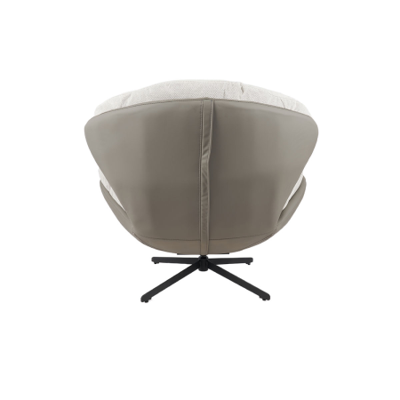 SILLON EGG GIRATORIO 360º. TAPIZADO GRIS PIEDRA (ANTIMANCHAS Y ANTIARAÑAZOS MASCOTAS) 91*98*100 CM