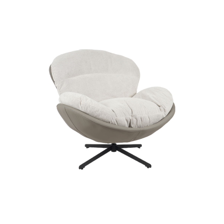 SILLON EGG GIRATORIO 360º. TAPIZADO GRIS PIEDRA (ANTIMANCHAS Y ANTIARAÑAZOS MASCOTAS) 91*98*100 CM