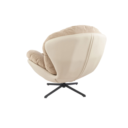 SILLON EGG GIRATORIO 360º. TAPIZADO INTERIOR BEIGE (ANTIMANCHAS Y ANTIARAÑAZOS MASCOTAS) 91*98*100 CM