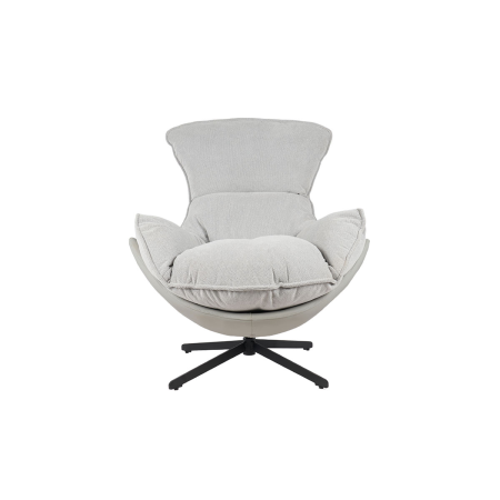 SILLON HANS GIRATORIO 360º. TAPIZADO BEIGE (ANTIMANCHAS Y ANTIARAÑAZOS MASCOTAS) 102*102*87 CM