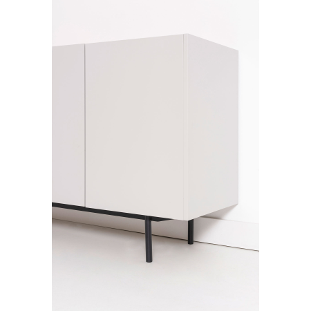 APARADOR POL. LACADO GRIS
PIEDRA Y CHAPA DE ROBLE. PATAS METAL NEGRO