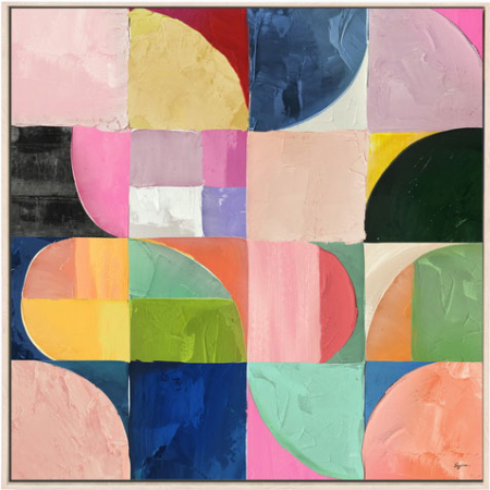 CUADRO OLEO CON MARCO 120*120CM