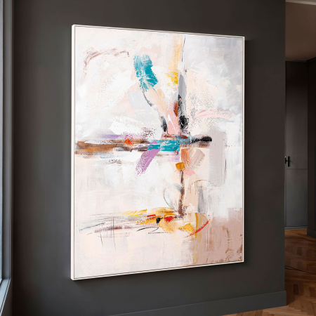 CUADRO OLEO CON MARCO 150*200 CM.