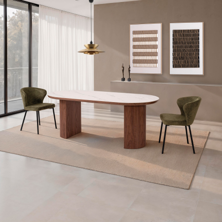 CUADRO OLEO 80*120 CM. MARCO MADERA, FONDO NEGRO