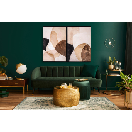 SET 2 CUADROS OLEO CON MARCO MADERA 60*90*3.5 CM