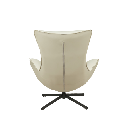 SILLON HANS GIRATORIO 360º. TAPIZADO BEIGE (ANTIMANCHAS, IGNIFUGO, ANTIARAÑAZOS MASCOTAS) 102*102*87 CM