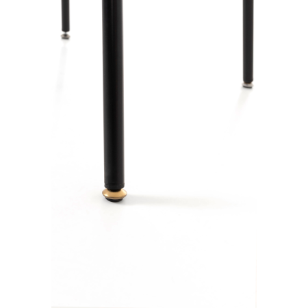 SILLA BELMONT, TAPIZADO CALDERA, PATAS METAL NEGRO