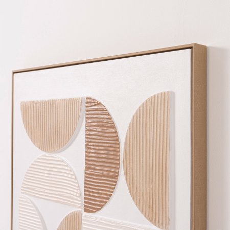 CUADRO OLEO 80*120 CM. MARCO MADERA