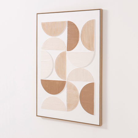 CUADRO OLEO 80*120 CM. MARCO MADERA