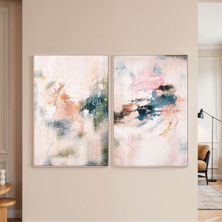 CUADRO OLEO 80*120 CM. MARCO MADERA