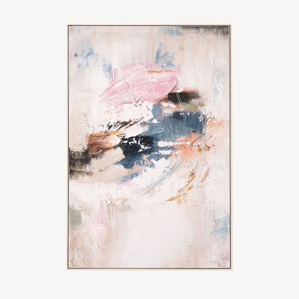 CUADRO OLEO 80*120 CM. MARCO MADERA