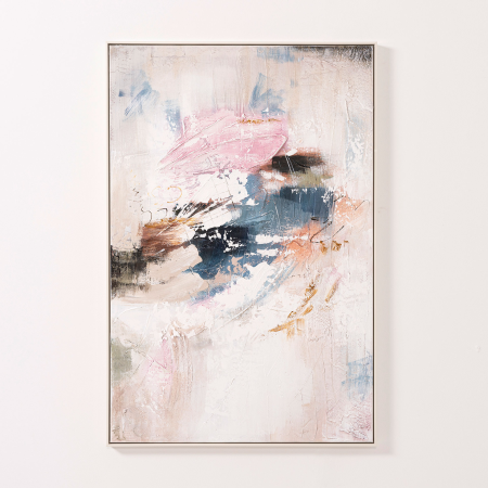 CUADRO OLEO 80*120 CM. MARCO MADERA