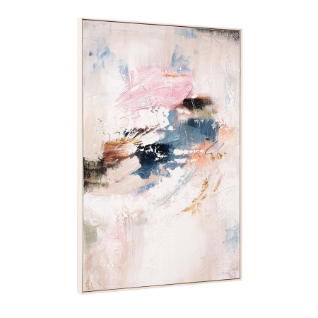 CUADRO OLEO 80*120 CM. MARCO MADERA