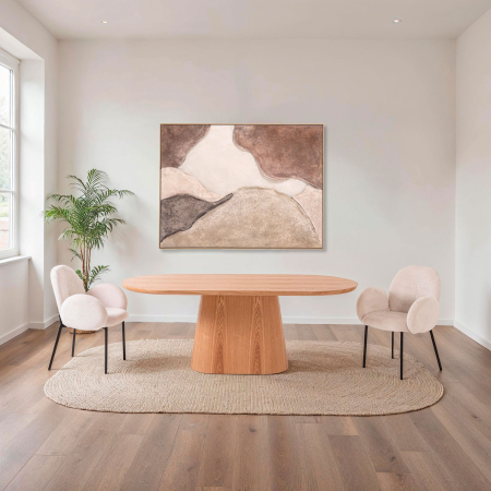 CUADRO OLEO 120*160 CM, MARCO MADERA