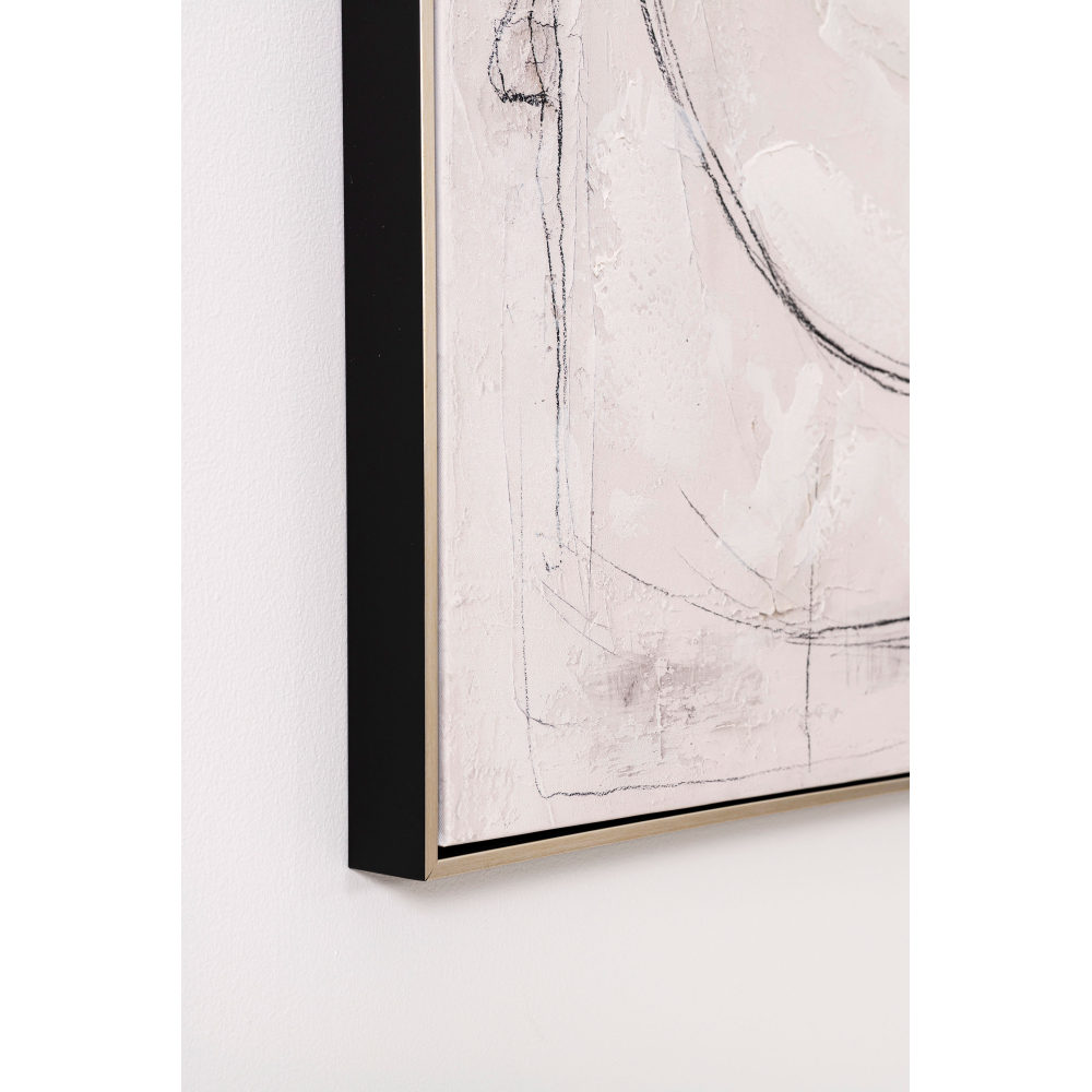 SET 2 CUADROS OLEO 60*90*3.5 CM. MARCO MADERA