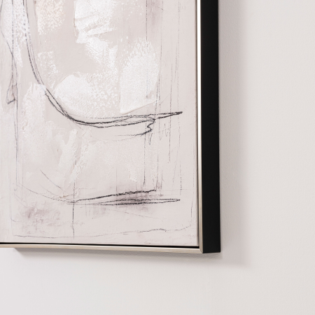 SET 2 CUADROS OLEO 60*90*3.5 CM. MARCO MADERA