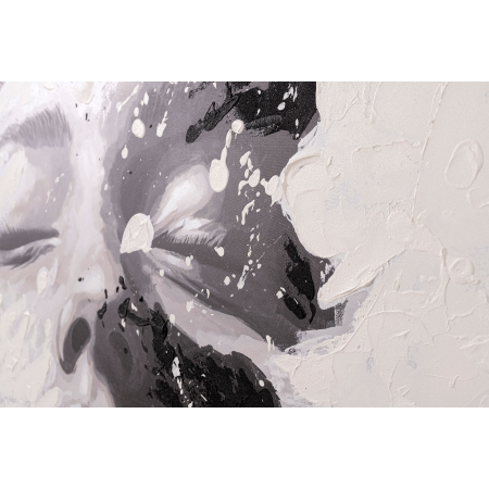 CUADRO OLEO 150*150 CM CON MARCO MADERA